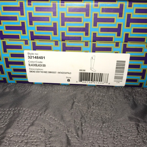 Size 8 over the knee Tory Burch suede boots - Picture 8 of 8